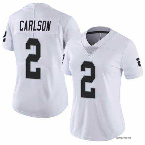 Womens Las Vegas Raiders #2 Daniel Carlson White Vapor Untouchable Limited Stitched Jersey(Run Small) Dzhi